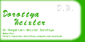 dorottya weixler business card